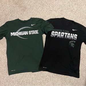 Nike Michigan state mens tee shirts size small sold together